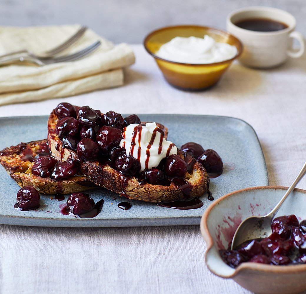 Balsamic Cherry French Toast
