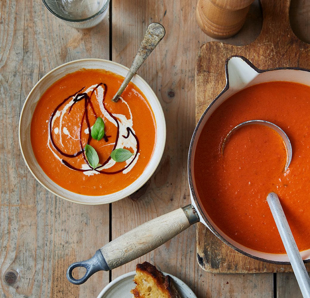 Creamy Balsamic Tomato Soup