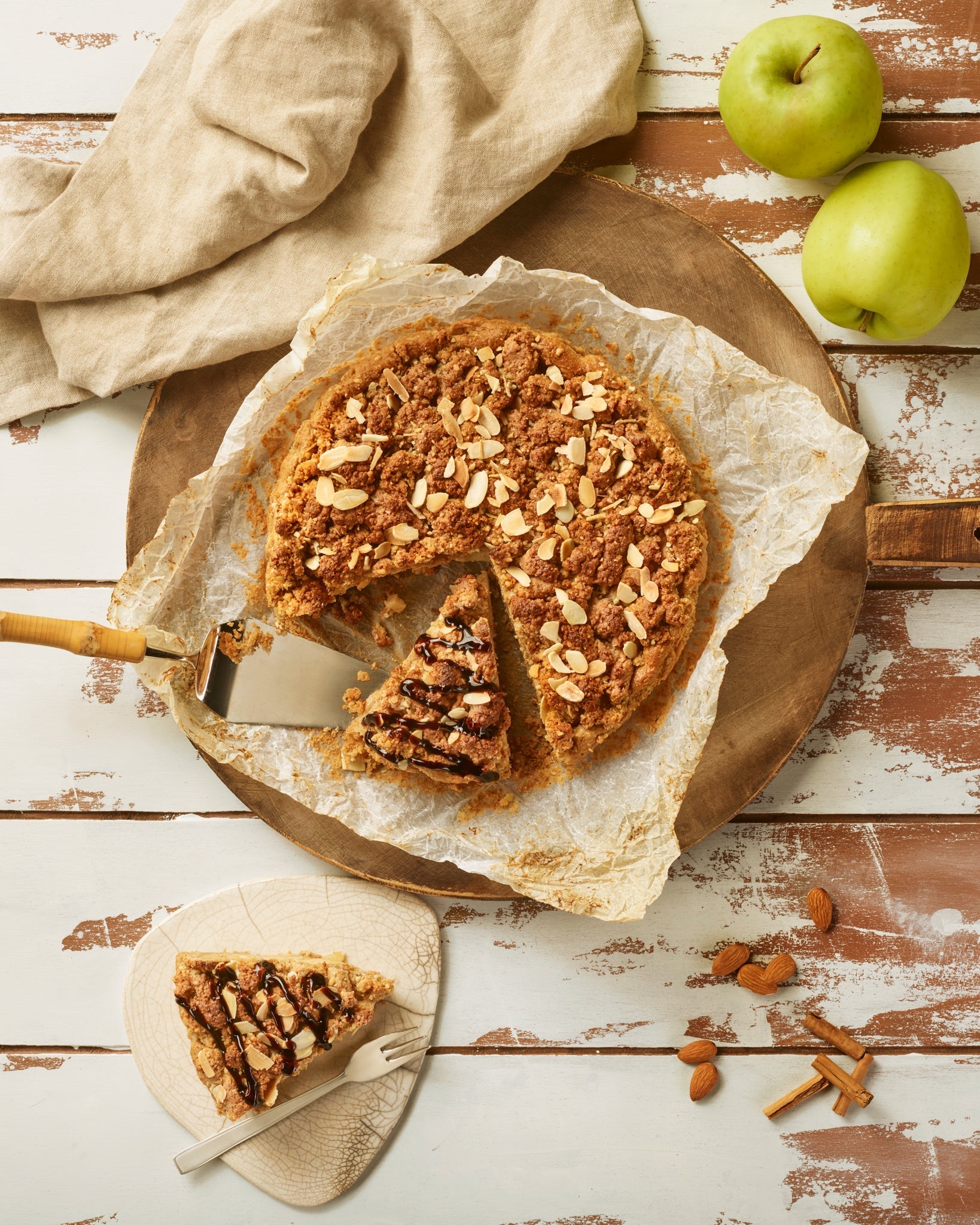 Balsamic glazed Apple Pie